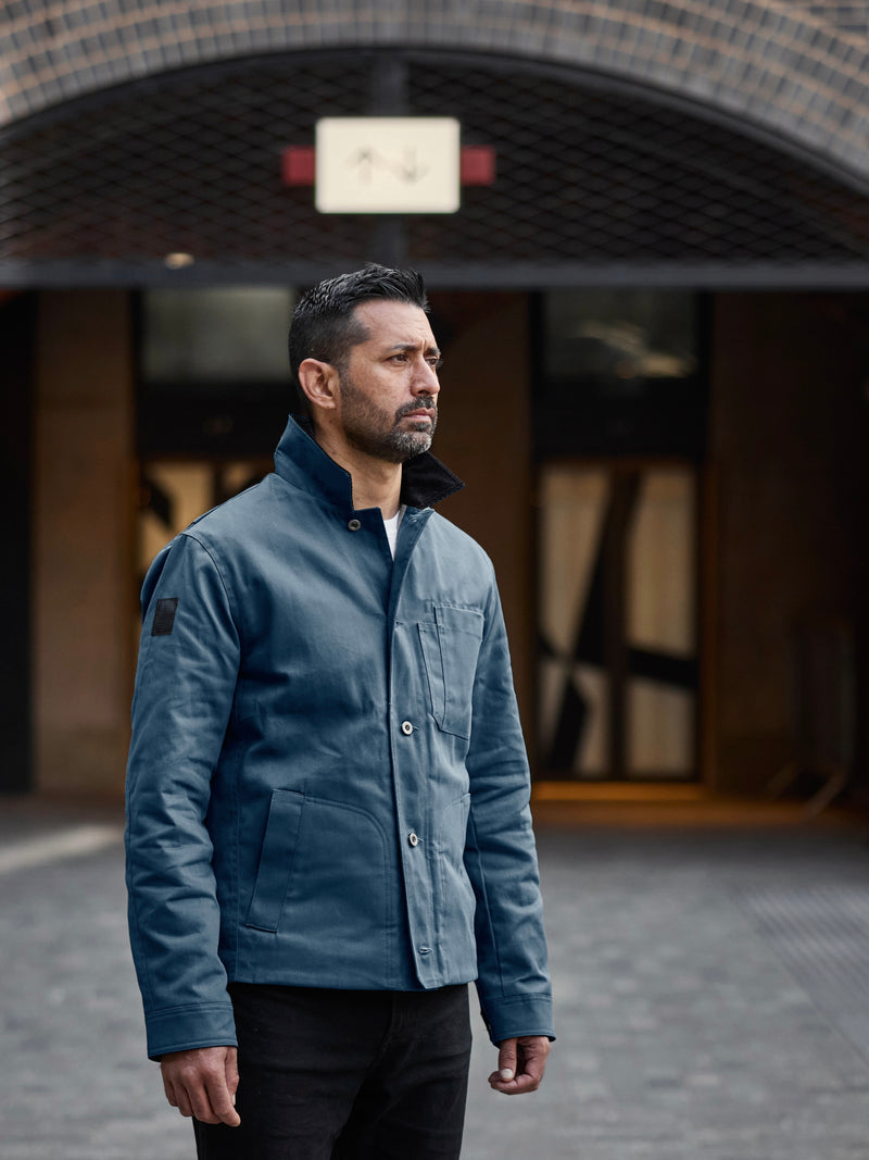 Heavy Twill Deck Jacket 2026 Petrol Blue