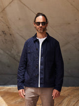 Waxed Lightweight Workers Jacket 2027 Dark Navy