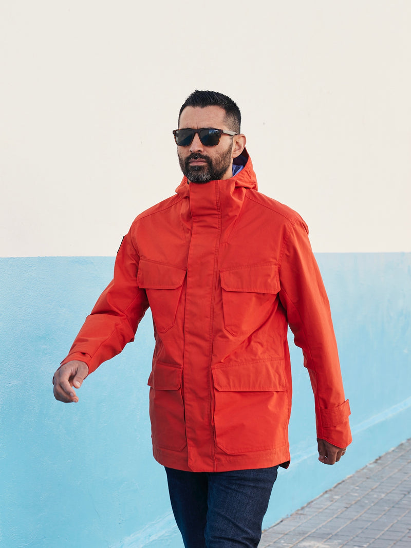 Twelve Pocket Parka Mandarin Orange 2025