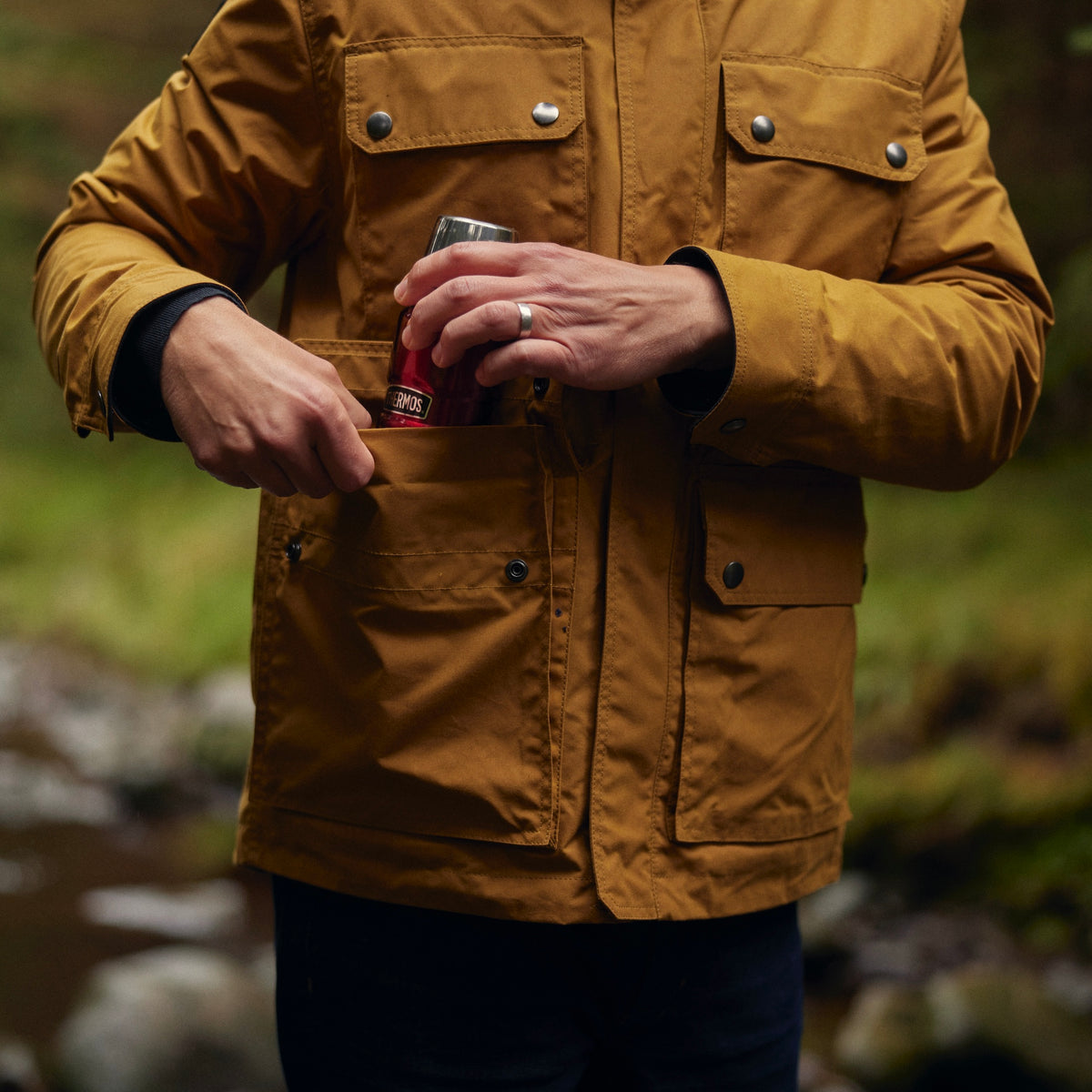 Waxed Quilted Field Jacket 2025