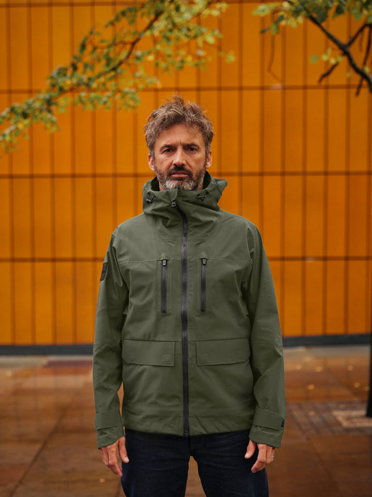 Lightweight Waterproof Shield Jacket Olive Green