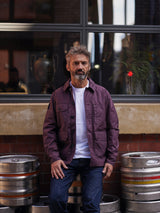 Woodland Workers Jacket Burgundy Red