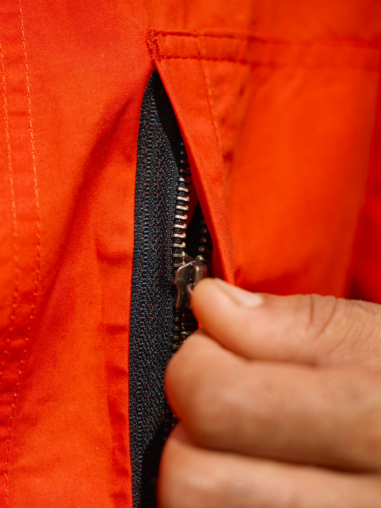 Waxed Lightweight Workers Jacket Blaze Orange