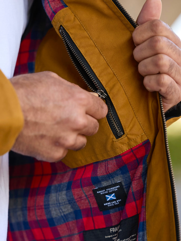 Harrington Racer Jacket Honey Tan
