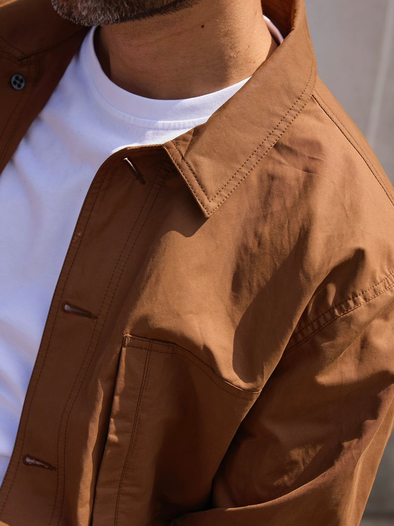 Original Lightweight Workers Jacket Cinnamon Brown