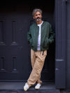 Quilted Bomber Jacket 2027 Military Green