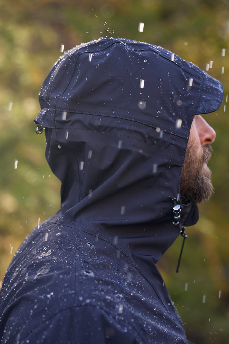FRAHM 4 Seasons waterproof jacket in dark blue