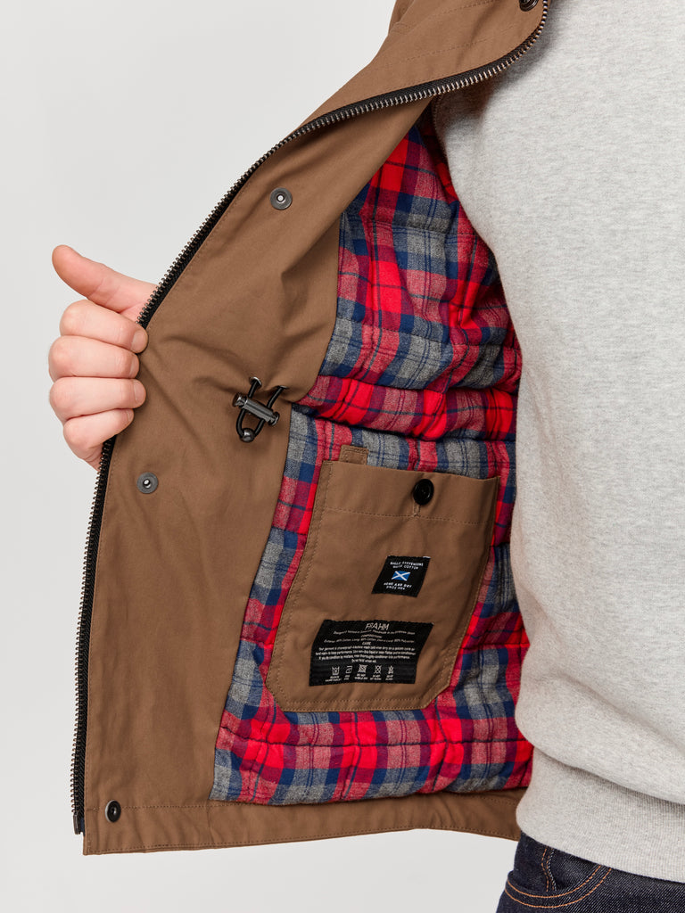 Quilted Field Jacket 2027 British Tan