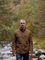 Quilted Field Jacket 2027 British Tan