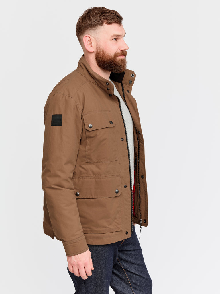 Quilted Field Jacket 2027 British Tan