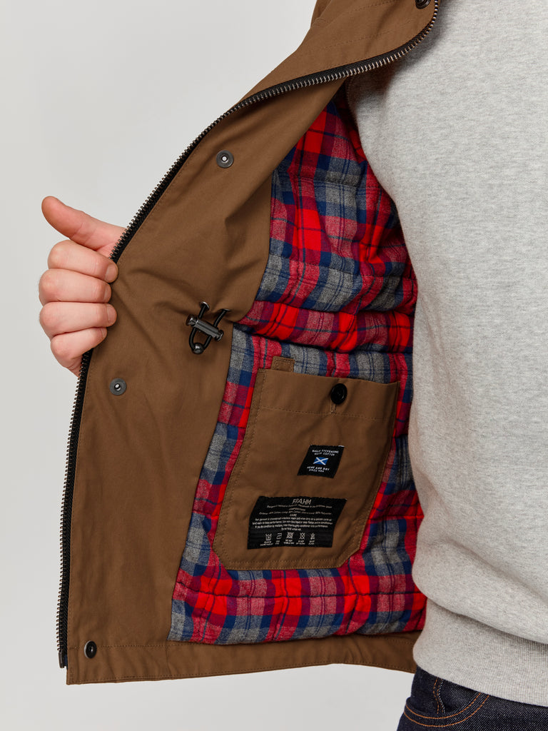Quilted Field Jacket 2027 British Tan