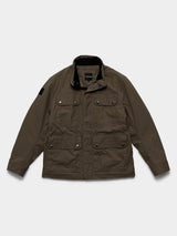 Quilted Field Jacket 2027 Dark Olive Green