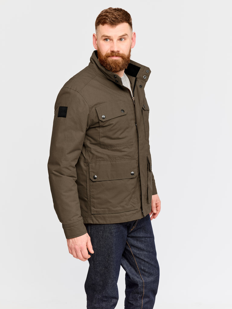 Quilted Field Jacket 2027 Dark Olive Green