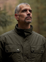 Quilted Field Jacket 2027 Dark Olive Green