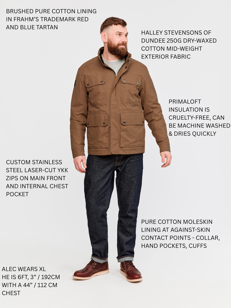 Quilted Field Jacket 2027 British Tan