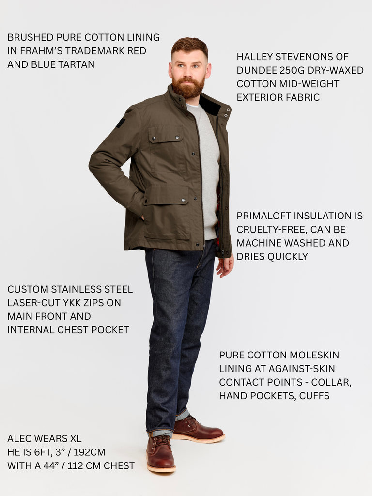 Quilted Field Jacket 2027 Dark Olive Green