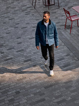 Heavy Twill Deck Jacket Petrol Blue