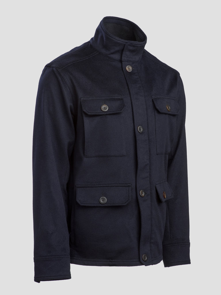Cashmere Field Jacket 2026 Classic Navy