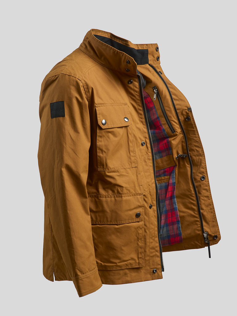 Waxed Classic Field Jacket Honey Tan