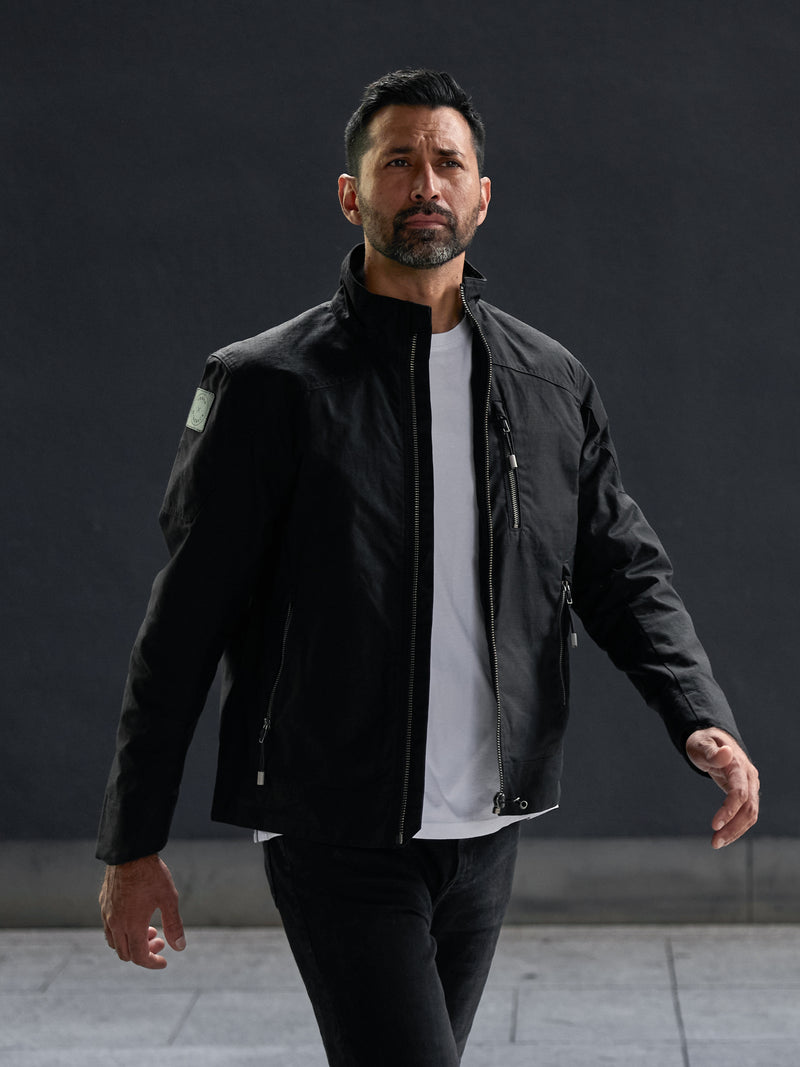 FRAHM x Wingback Harrington Workshop Jacket Black