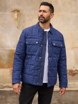 Quilted Winter Workers Jacket 2026 Dark Navy