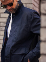 Waxed Woodland Workers Jacket 2026 Dark Navy