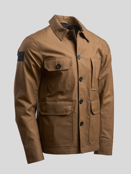 Waxed Woodland Workers Jacket 2026 American Tan – FRAHM Jacket
