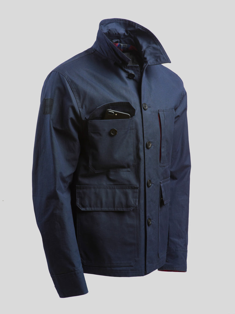 Waxed Woodland Workers Jacket 2026 Dark Navy