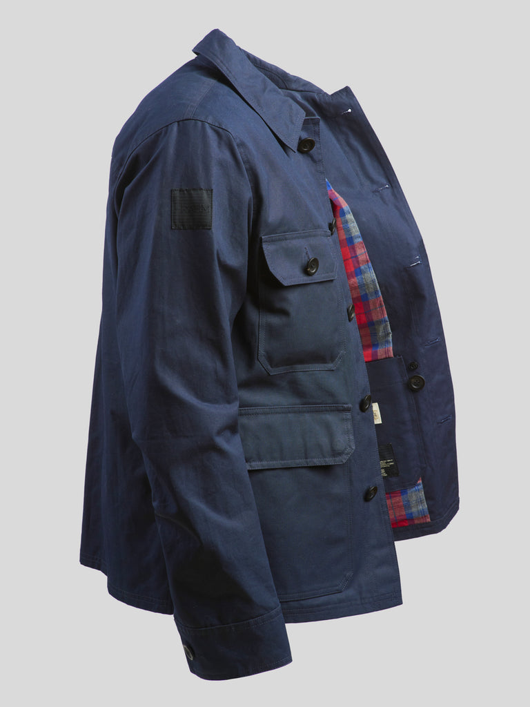 Waxed Woodland Workers Jacket 2026 Dark Navy
