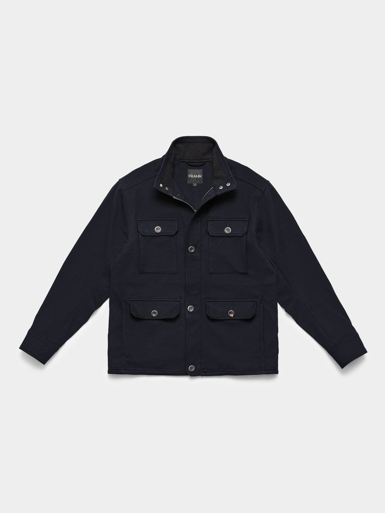 FRAHM Cashmere Field Jacket 2026 Classic Navy front view