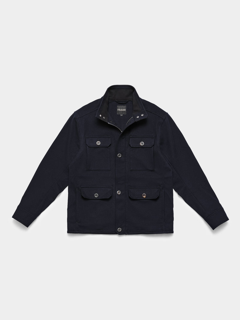 Cashmere Field Jacket 2026 Classic Navy