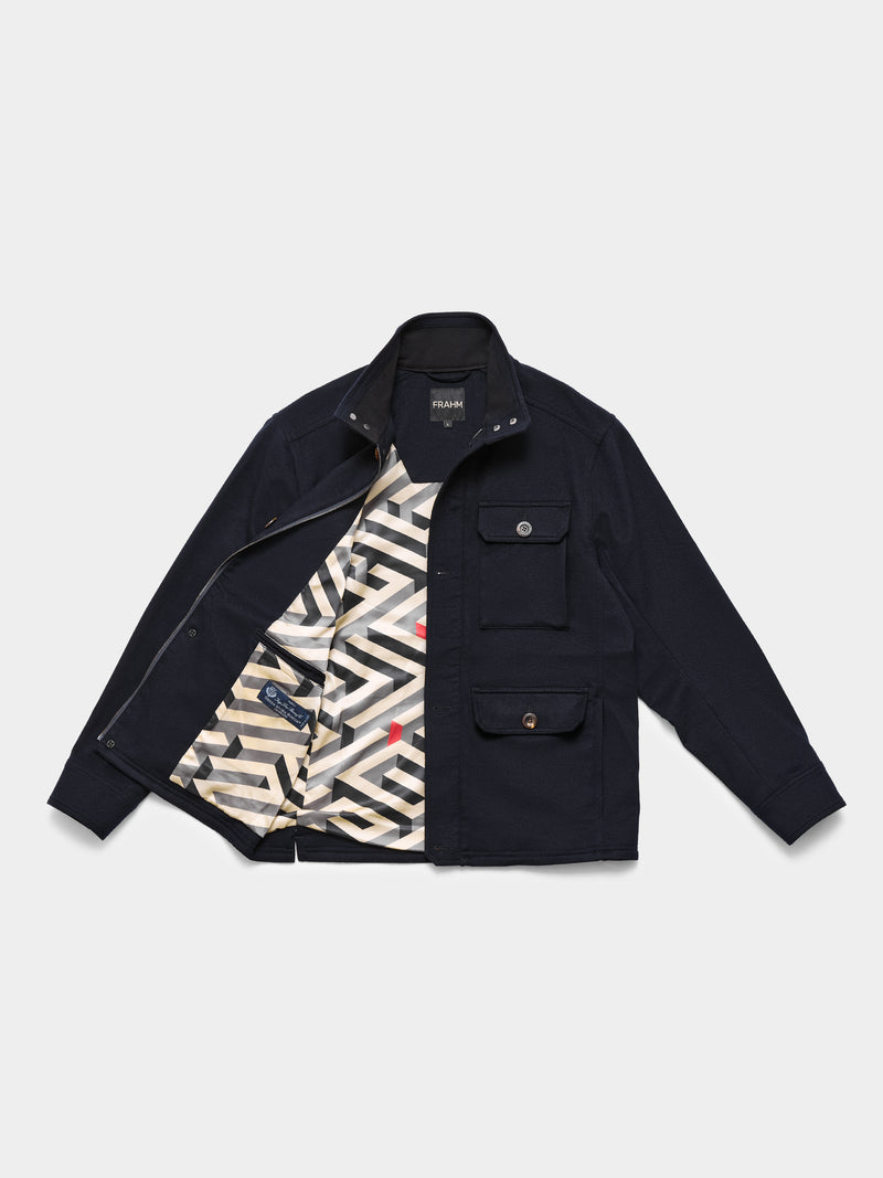 Cashmere Field Jacket 2026 Classic Navy
