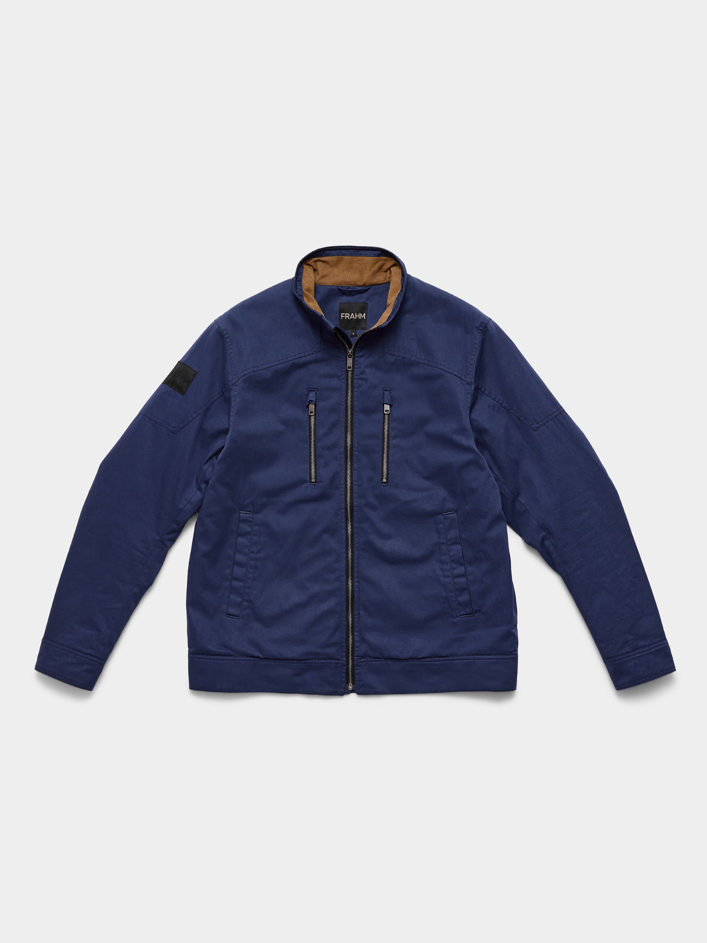 Quilted Harrington Racer Jacket 2026 Navy Blue – FRAHM Jacket Quilted Harrington Racer Jacket 2026 Navy Blue – FRAHM Jacket