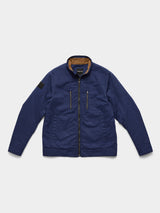 FRAHM Quilted Harrington Jacket 2026 Navy Blue front view