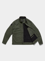Quilted Harrington Racer Jacket 2026 Sage Green