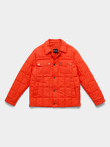 FRAHM Quilted Winter Workers Jacket 2026 Blaze Orange front view