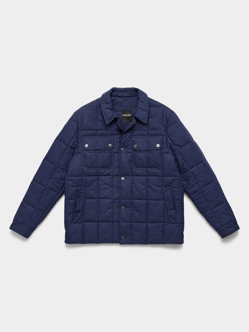 Quilted Winter Workers Jacket 2026 Dark Navy