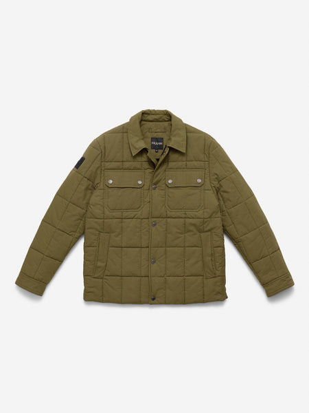 Quilted Winter Workers Jacket 2026 Olive Green – FRAHM Jacket