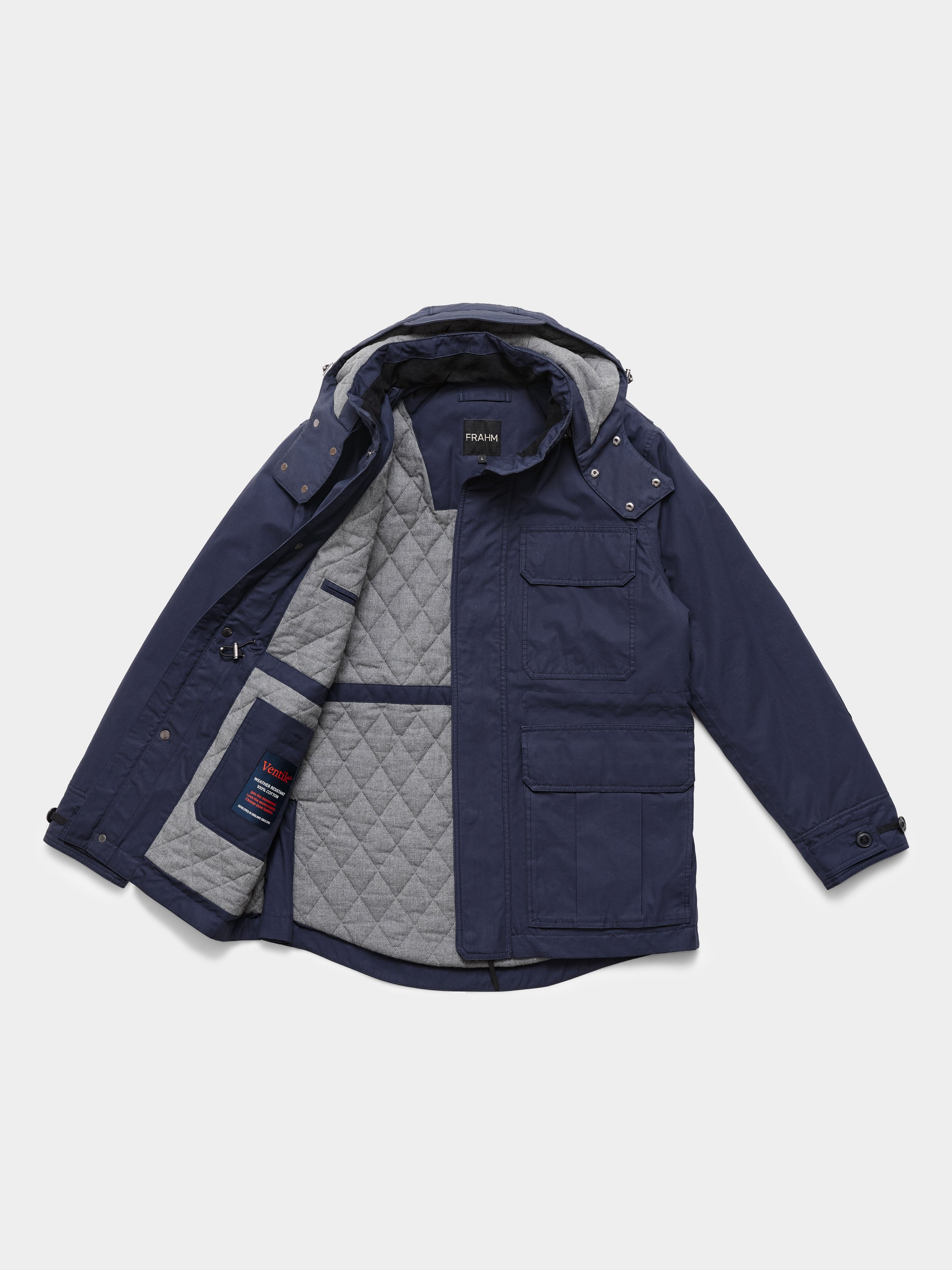 Ventile Thermal Field Jacket 2026 Classic Navy – FRAHM Jacket