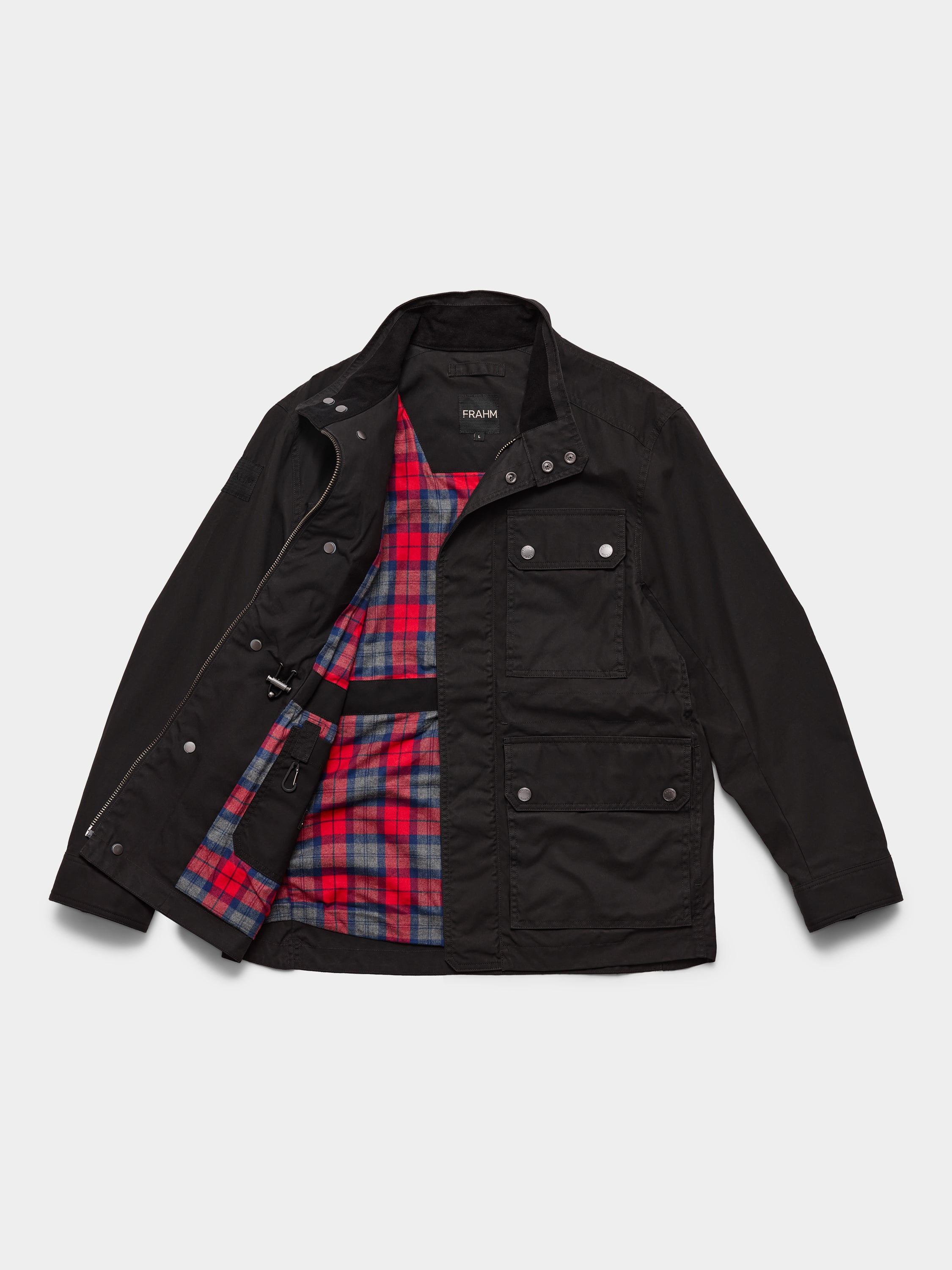 Waxed Classic Field Jacket 2026 Black – FRAHM Jacket