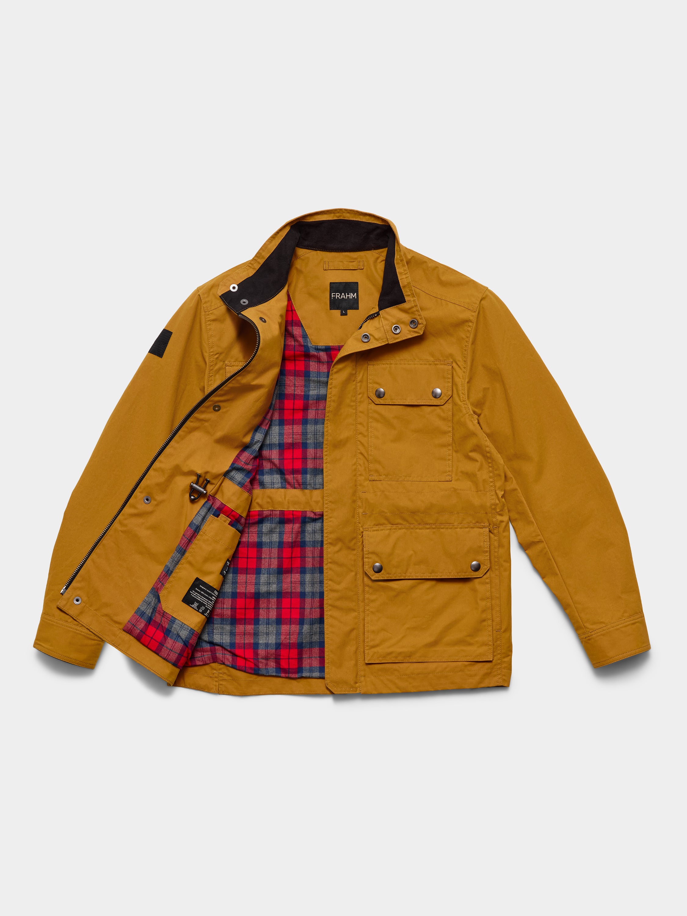 Waxed Classic Field Jacket 2026 Honey Tan – FRAHM Jacket