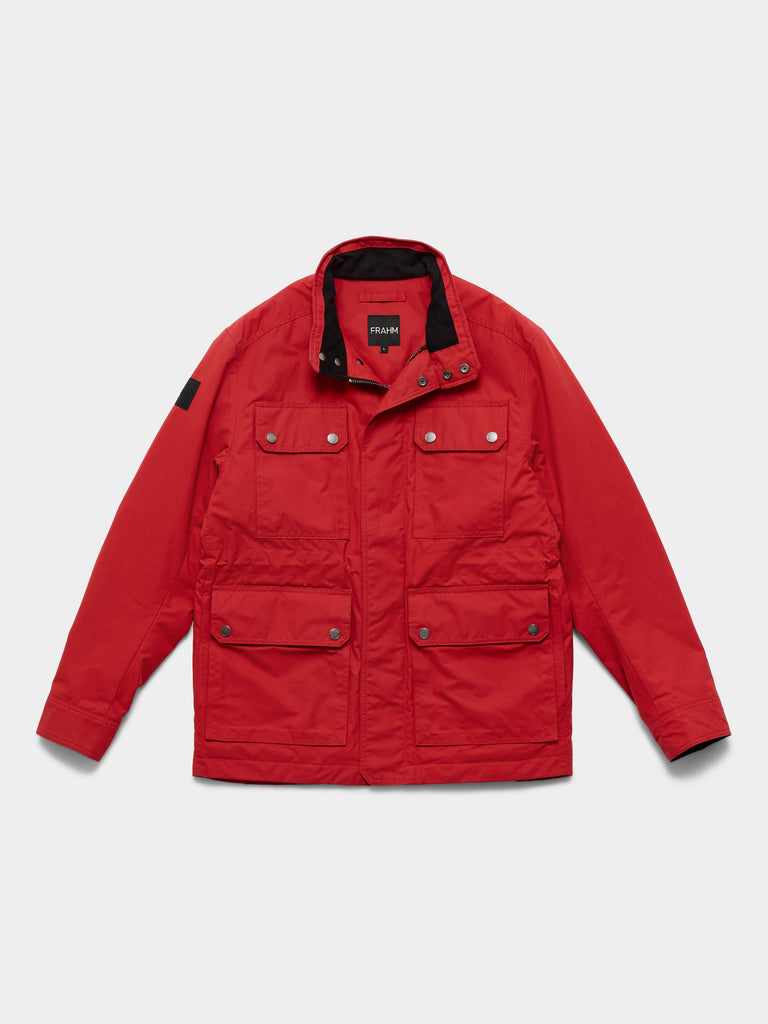 FRAHM Waxed Quilted Field Jacket 2026 Classic Red