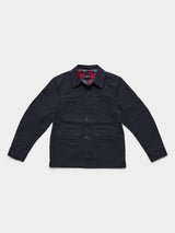 FRAHM Waxed Woodland Workers Jacket 2026 Dark Navy front view