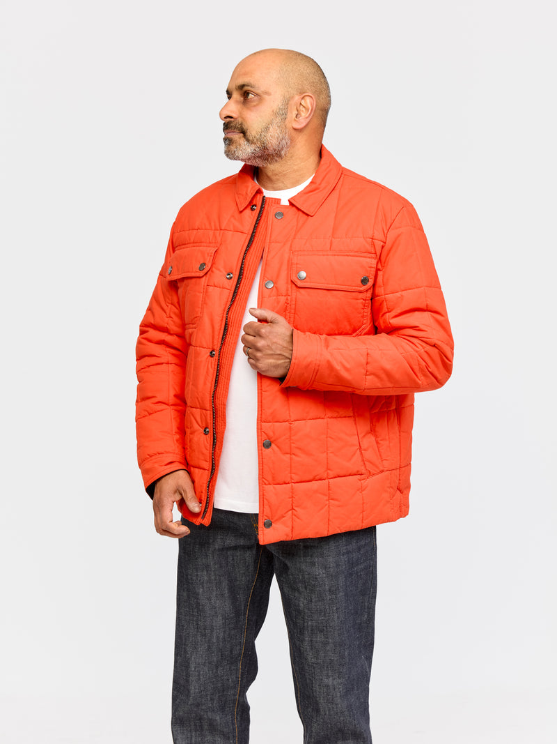 Quilted Winter Workers Jacket 2026 Blaze Orange