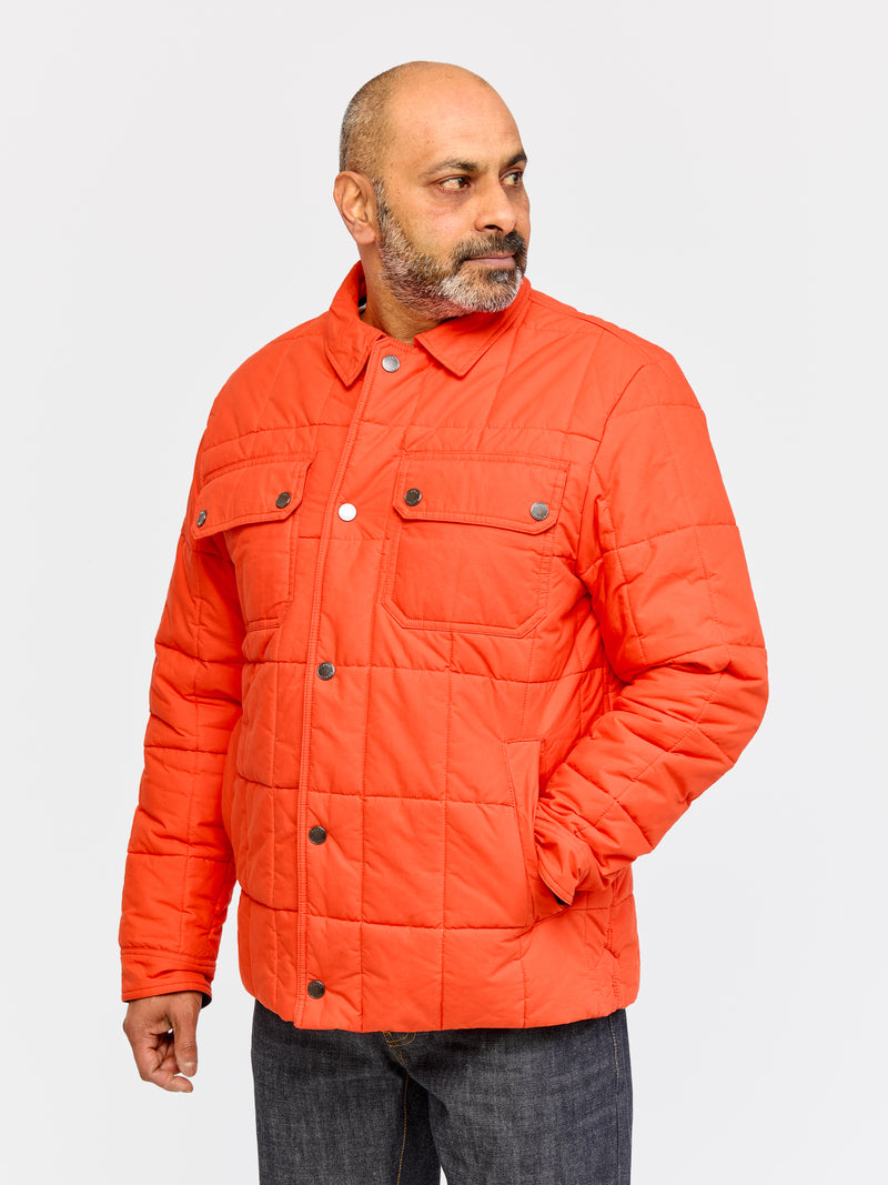 Quilted Winter Workers Jacket 2026 Blaze Orange