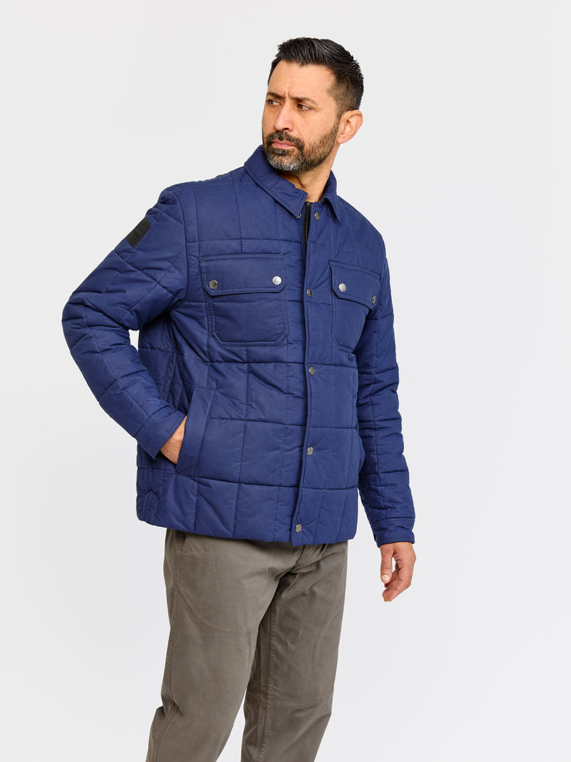Quilted Winter Workers Jacket 2026 Dark Navy