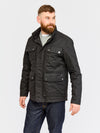 Waxed Quilted Field Jacket 2026 Black