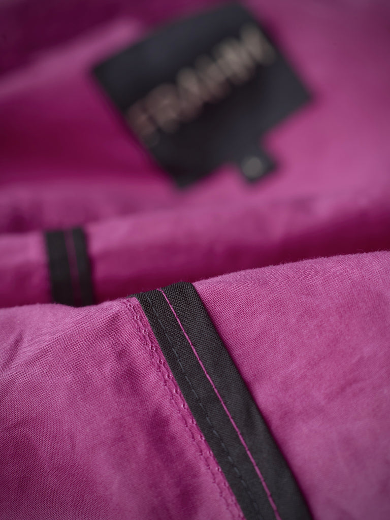 Waxed Lightweight Workers Jacket Fuchsia Pink