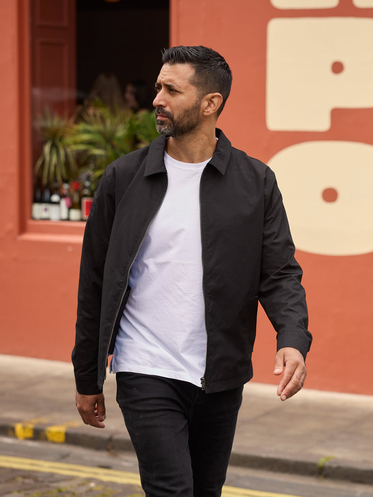 Lightweight Blouson Jacket Black