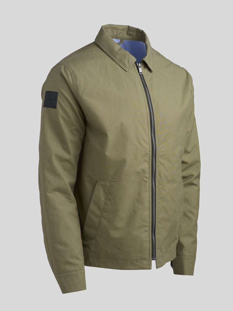 Lightweight Blouson Jacket Olive Green